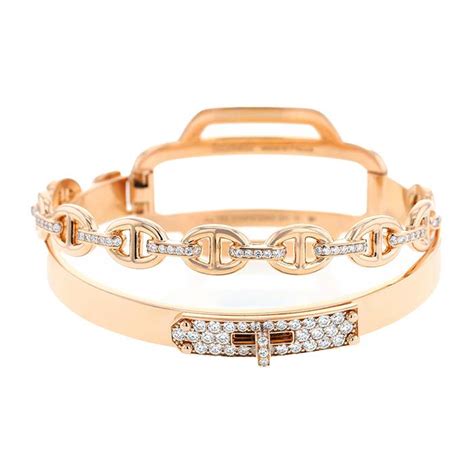 pink hermes kelly bracelet|hermes diamond kelly bangle bracelet.